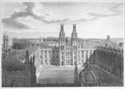 Oxford men and their colleges - All Souls', from Radcliffe Library