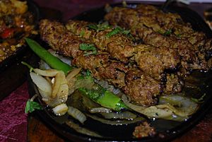 Pakistani Food Beef Kabobs