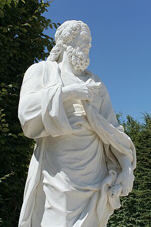 Parc de Versailles, Rond-Point des Philosophes, Isocrate, Pierre Granier MR1870 03