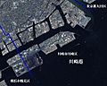 Port of Kawasaki Landsat