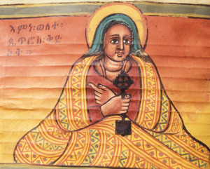 Portrait of Ethiopian Saint Walatta Petros, painted in 1721.tif