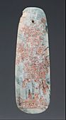 Possibly Guatemala, Maya Culture, Early Classic period (A.D. 250–600) - Royal Belt Ornament - Google Art Project