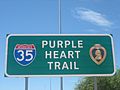 Purple Heart Trail on Interstate 35 IMG 1065 1