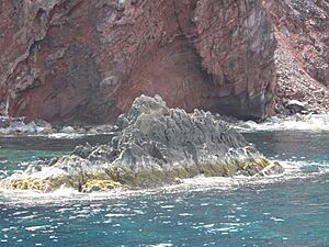 Redonda west coast detail