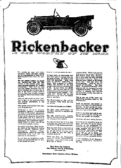 Rickenbacker car ad