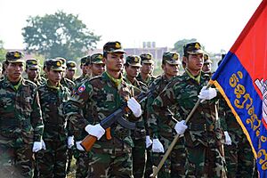 Royal Cambodian Army soldiers, 2014