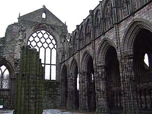 Ruinas de la Abadía de Holyrood )Edimburgo)