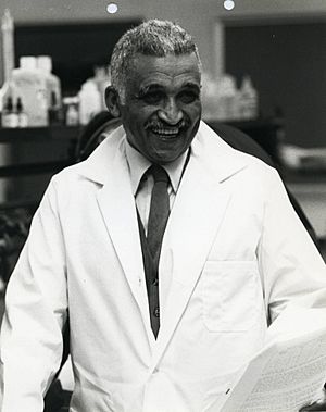 Photo of Samuel P. Massie in a lab