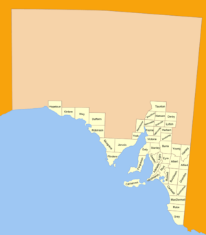 South Australia cadastral divisions 1893