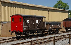 Southern Railway Wagons at Washford railway station