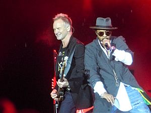 Sting and Shaggy on tour