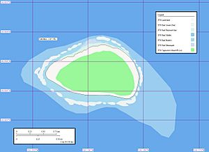 Takutea Island map