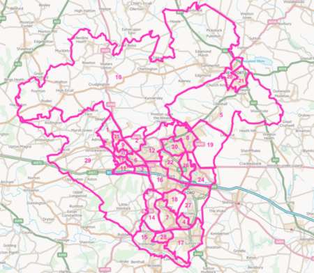 Telford and Wrekin Electoral Wards.png