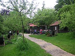 The Orchard Tea Garden in Grantchester May 2007