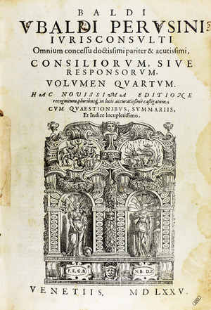 Ubaldi - Consiliorum, siue responsorum, 1575 - 435