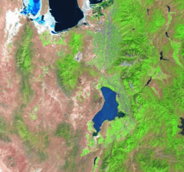 Utah Lake Landsat