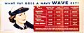 WAVES recruitment poster