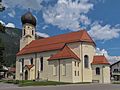Weissenbach am Lech, katholische Pfarrkirche heilige Sebastian Dm64962 foto1 2014-07-25 13.17
