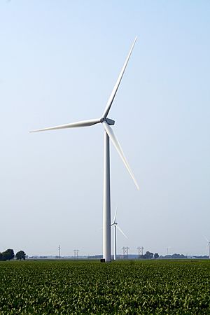 Wind turbines in Tuscola County Michigan (8473)