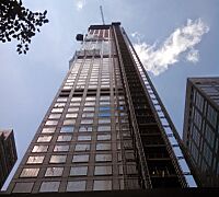 Construction progress of 432 Park Avenue in July 2014
