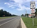 2022-07-17 08 31 19 View south along U.S. Route 13 (DuPont Highway) at Delaware State Route 10 (Lebanon Road) in Camden, Kent County, Delaware