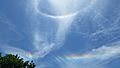 A Double Rainbow Halo on June 1, 2014, at 1-57 PM