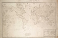 Admiralty Chart No 2598 Chart of the curves of equal magnetic variation, 1858. RMG F0098, Published 1859f
