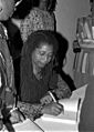 Alice Walker signing autographs at the Zora Neale Hurston Festival of the Arts and Humanities- Eatonville, Florida