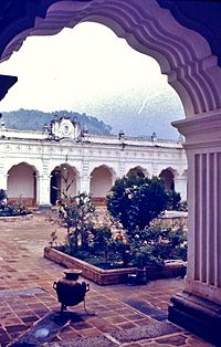 Antigua university courtyard