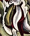 Arthur Dove, 1911-12, Based on Leaf Forms and Spaces, pastel on unidentified support. Now lost