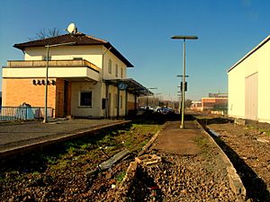 Ebern's former train station