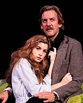 Blanche Baker and Donald Sutherland in Lolita rehearsal, cropped