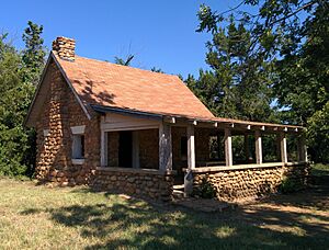 Boulder Cabin Wichita Mountians