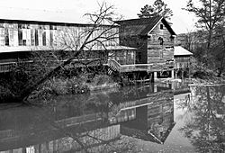 Graham's most recognizable landmark was Butler's Mill, a cotton gin located on the Little Tallapoosa River. The mill was built in 1912 and burned down on October 17, 2016.