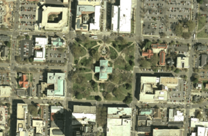 Capitol Raleigh satellite view