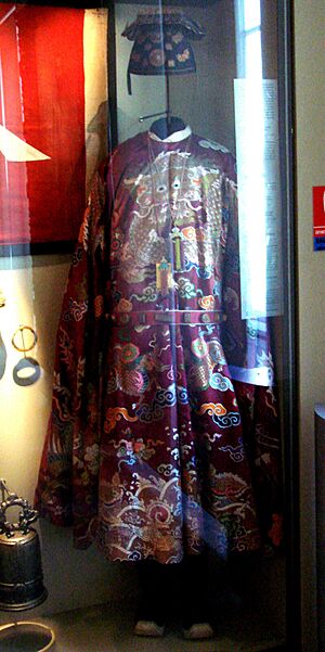 Ceremonial dress of Marshall Nguyen Tri Phuong taken as a trophy by Garnier in the capture of Hanoi in 1873