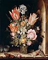 Christoffel van den Berghe, Dutch (active Middelburg), active c. 1617 - after 1628 - Still Life with Flowers in a Vase - Google Art Project