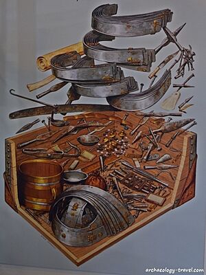 Corbridge hoard artists impression