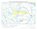 Course of Hudson Branch (Spring Creek tributary)