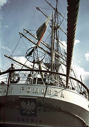 Dar Pomorza Gdynia Sztokholm 1938