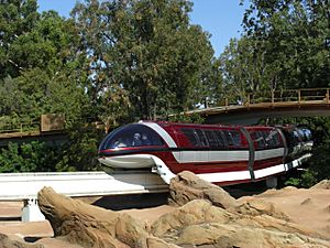 Disneyland Mark VII Monorail Red