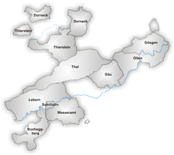 Districts of Canton Solothurn