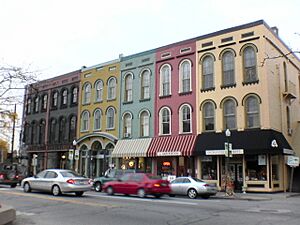 East Cross Street Depot Town