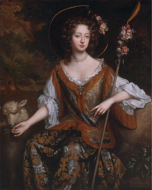 Elizabeth Jones, Countess of Kildare, by Willem Wissing (ca 1656-1687)