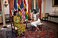 Ernestina Mills and Michelle Obama