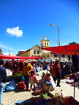 Market in Achacachi