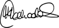 Firma de María Corina Machado