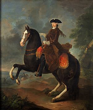 Francesco Liani - Ritratto equestre di Maria Amalia di Sassonia