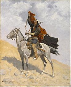 Frederic Remington - The Blanket Signal - Google Art Project