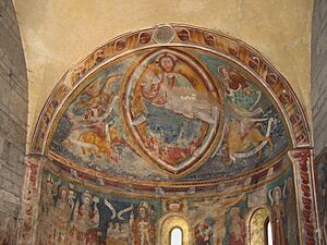 Giornico Chiesa San Nicolao Affreschi Abside